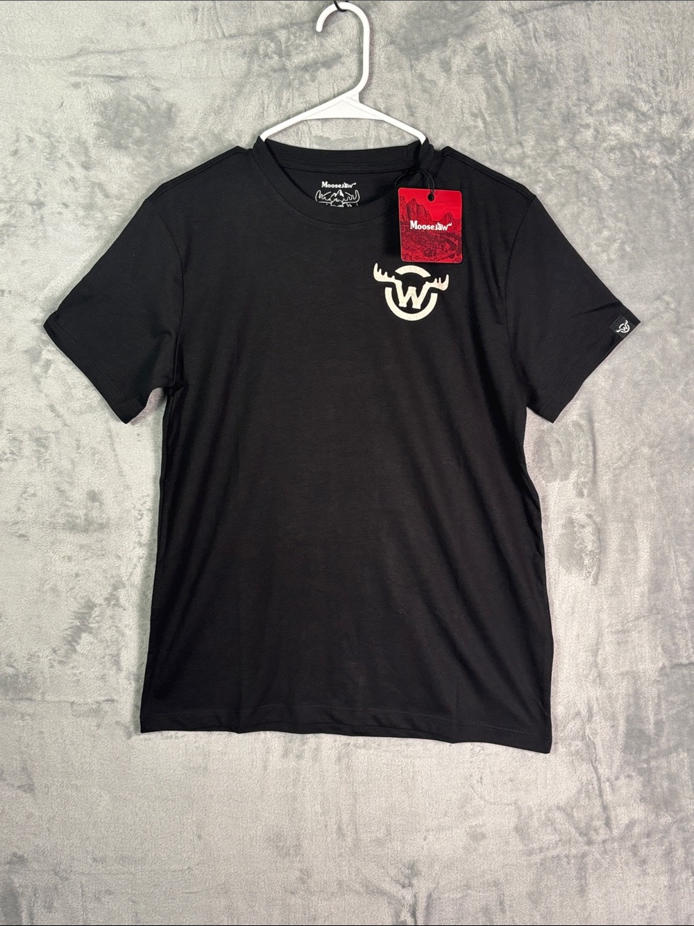 NWT New Moosejaw Black Fearsome Critter SS Tee Women Size Small